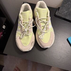 Adidas ZX 22 Women's Sneakers - Lime and Beige